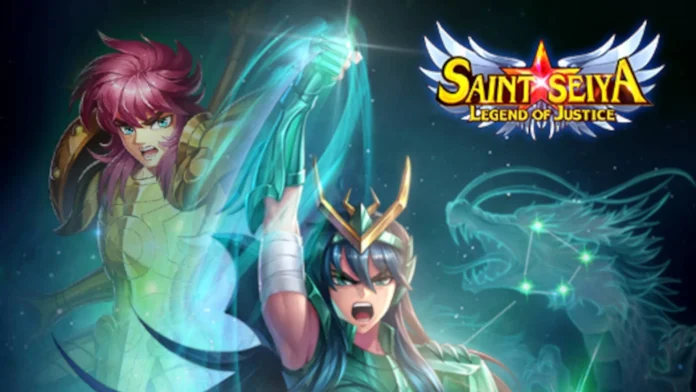 Charaktere aus Saint Seiya: Legend of Justice.