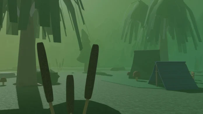 Сцена на болоте в игре Sword Factory X.